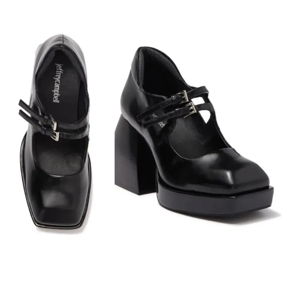 Jeffree Campbell Mary Jane Platform Pump Size 6